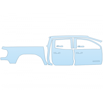 2026 GMC CANYON ELEVATION FULL PASSENGER SIDE W/BADGES PPF kit 2026 GMC CANYON ELEVATION FULL PASSENGER SIDE W/BADGES paint protection film kit