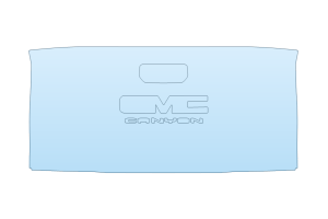 2027 GMC CANYON ELEVATION FULL TAILGATE KIT W/BADGES