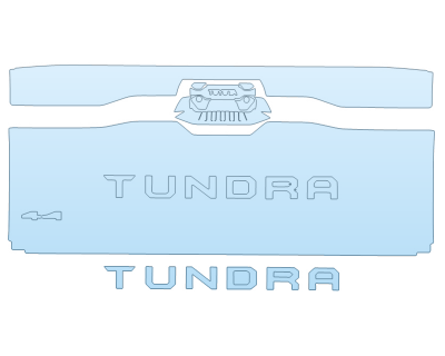 2022 toyota TUNDRA 1794 EDITION TAILGATE KIT W/ TUNDRA EMBLEM & 4X4 paint protection film kit