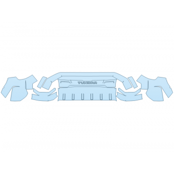 2022 toyota TUNDRA LIMITED BUMPER paint protection film kit