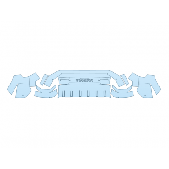 2022 toyota TUNDRA LIMITED BUMPER W SENSORS paint protection film kit