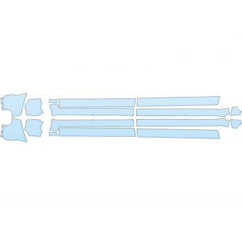 2022 toyota TUNDRA PLATINUM ROCKERS paint protection film kit