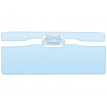 2022 toyota TUNDRA SR TAILGATE KIT NO EMBLEM PPF kit 2022 toyota TUNDRA SR TAILGATE KIT NO EMBLEM paint protection film kit