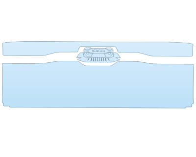 2022 toyota TUNDRA SR5 TAILGATE KIT paint protection film kit