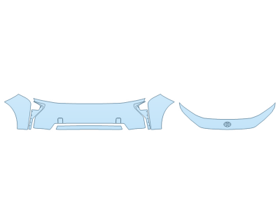 2026 TOYOTA BZ LIMITED BUMPER paint protection film kit