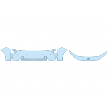 2026 TOYOTA BZ LIMITED BUMPER W SENSORS paint protection film kit