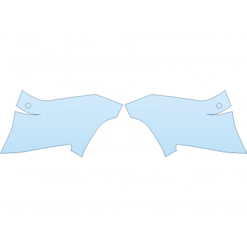 2026 TOYOTA BZ LIMITED REAR BUMPER W SENSORS paint protection film kit