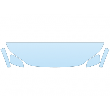 2026 TOYOTA BZ LIMITED HOOD FENDERS MIRRORS 18 INCH STRAIGHT (WRAPPED EDGES) PPF kit 2026 TOYOTA BZ LIMITED HOOD FENDERS MIRRORS 18 INCH STRAIGHT (WRAPPED EDGES) paint protection film kit