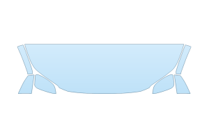 2027 TOYOTA BZ LIMITED HOOD FENDERS MIRRORS 24 INCH STRAIGHT