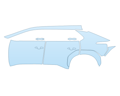 2026 TOYOTA BZ LIMITED DRIVER SIDE paint protection film kit