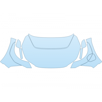 2026 TOYOTA BZ LIMITED HOOD FENDERS MIRRORS FULL paint protection film kit