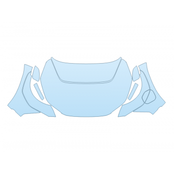 2026 TOYOTA BZ LIMITED HOOD FENDERS MIRRORS FULL (WRAPPED EDGES) PPF kit 2026 TOYOTA BZ LIMITED HOOD FENDERS MIRRORS FULL (WRAPPED EDGES) paint protection film kit