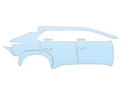 2026 TOYOTA BZ LIMITED PASSENGER SIDE paint protection film kit