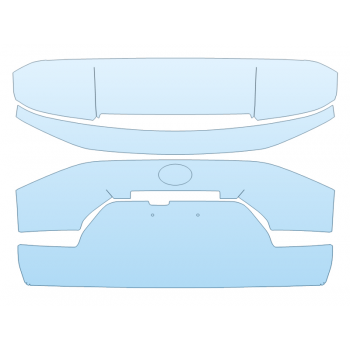 2026 TOYOTA BZ LIMITED REAR HATCH PPF kit 2026 TOYOTA BZ LIMITED REAR HATCH paint protection film kit