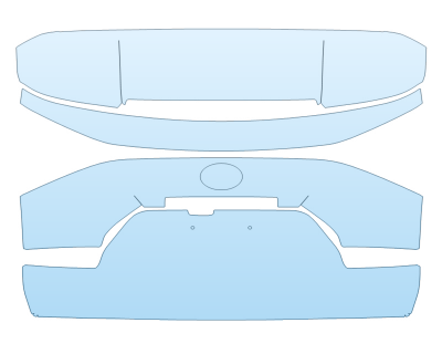 2026 TOYOTA BZ LIMITED REAR HATCH paint protection film kit