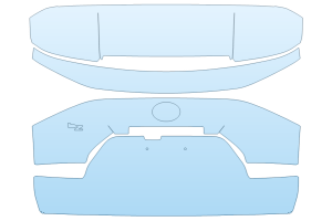 2027 TOYOTA BZ LIMITED REAR HATCH W/EMBLEMS