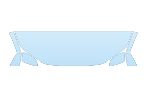 2027 TOYOTA BZ XLE HOOD FENDERS MIRRORS 24 INCH STRAIGHT