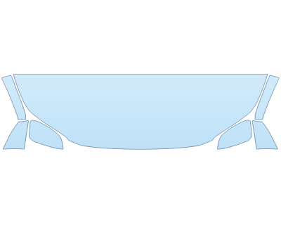 2026 TOYOTA BZ XLE HOOD FENDERS MIRRORS 24 INCH STRAIGHT paint protection film kit