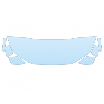 2026 TOYOTA BZ XLE HOOD FENDERS MIRRORS 30 INCH (WRAPPED EDGES) paint protection film kit