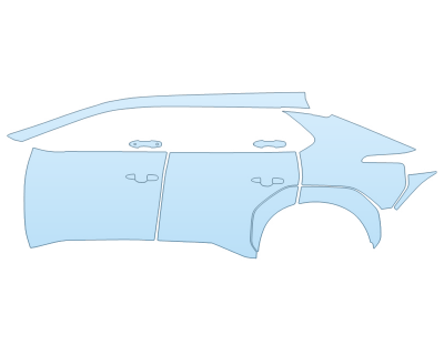 2026 TOYOTA BZ XLE DRIVER SIDE paint protection film kit