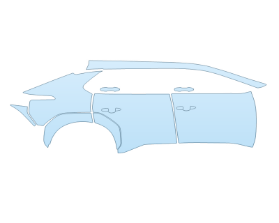 2026 TOYOTA BZ XLE PASSENGER SIDE paint protection film kit