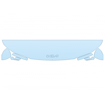 2025 KIA SORENTO EX HOOD FENDERS MIRRORS 18 INCH STRAIGHT (WRAPPED EDGES) paint protection film kit
