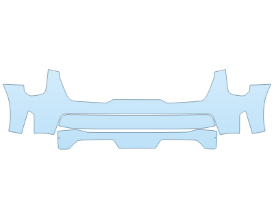 2025 KIA SORENTO LX BUMPER PPF kit 2025 KIA SORENTO LX BUMPER paint protection film kit