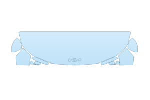 2027 KIA SORENTO S HOOD FENDERS MIRRORS 24 INCH STRAIGHT (WRAPPED EDGES)