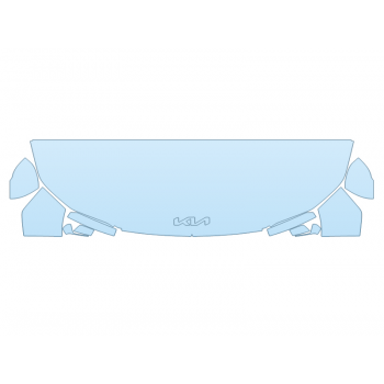 2025 KIA SORENTO S HOOD FENDERS MIRRORS 24 INCH STRAIGHT (WRAPPED EDGES) paint protection film kit