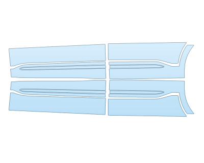 2025 KIA SORENTO SX ROCKERS paint protection film kit