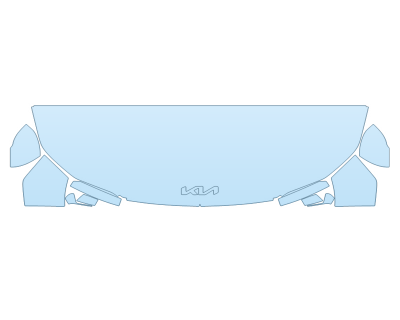 2025 KIA SORENTO X-LINE SX HOOD FENDERS MIRRORS 24 INCH STRAIGHT (WRAPPED EDGES) PPF kit 2025 KIA SORENTO X-LINE SX HOOD FENDERS MIRRORS 24 INCH STRAIGHT (WRAPPED EDGES) paint protection film kit
