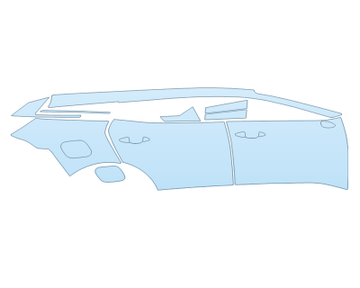 2026 KIA SPORTAGE PLUG IN HYBRID SX FULL PASSENGER SIDE paint protection film kit