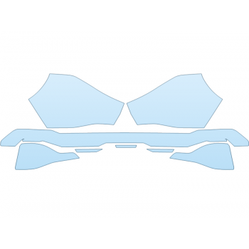 2026 KIA SPORTAGE PLUG IN HYBRID X-LINE REAR BUMPER PPF kit 2026 KIA SPORTAGE PLUG IN HYBRID X-LINE REAR BUMPER paint protection film kit