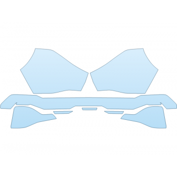 2026 KIA SPORTAGE PLUG IN HYBRID X-LINE PRESTIGE REAR BUMPER paint protection film kit