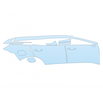 2026 KIA SPORTAGE PLUG IN HYBRID X-LINE PRESTIGE FULL PASSENGER SIDE paint protection film kit