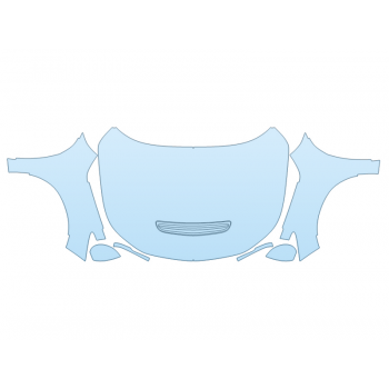 2024 ACURA INTEGRA TYPE S HOOD FENDERS MIRRORS FULL (WRAPPED EDGES) paint protection film kit