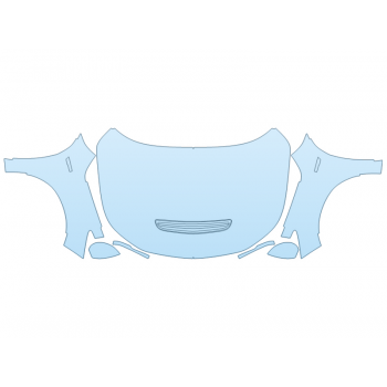 2025 ACURA INTEGRA TYPE S HOOD FENDERS MIRRORS FULL (WRAPPED EDGES) W/EMBLEMS paint protection film kit