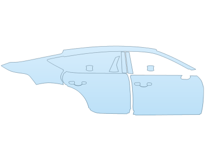 2025 ACURA INTEGRA TYPE S PASSENGER SIDE PPF kit 2025 ACURA INTEGRA TYPE S PASSENGER SIDE paint protection film kit