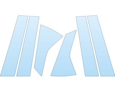 2025 ACURA INTEGRA TYPE S B PILLARS PPF kit 2025 ACURA INTEGRA TYPE S B PILLARS paint protection film kit