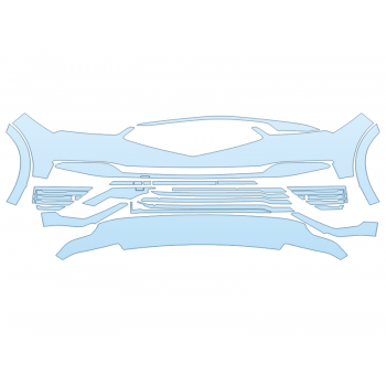 2025 ACURA ZDX A-SPEC BUMPER PPF kit 2025 ACURA ZDX A-SPEC BUMPER paint protection film kit