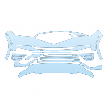 2025 ACURA ZDX A-SPEC BUMPER W SENSORS PPF kit 2025 ACURA ZDX A-SPEC BUMPER W SENSORS paint protection film kit