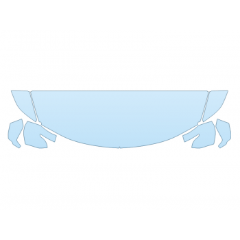 2025 ACURA ZDX A-SPEC HOOD FENDERS MIRRORS 24 INCH STRAIGHT (WRAPPED EDGES) paint protection film kit