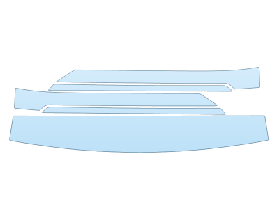 2025 ACURA ZDX A-SPEC ROOF PILLARS PPF kit 2025 ACURA ZDX A-SPEC ROOF PILLARS paint protection film kit