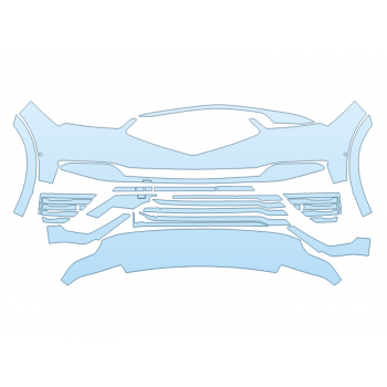 2026 ACURA ZDX TYPE S BUMPER W SENSORS paint protection film kit