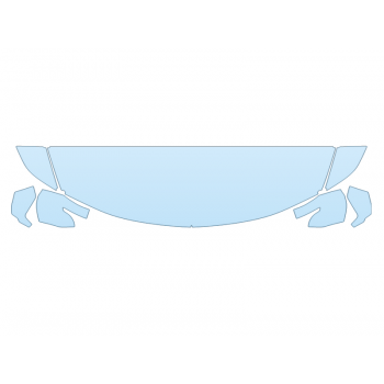 2024 ACURA ZDX TYPE S HOOD FENDERS MIRRORS 24 INCH STRAIGHT (WRAPPED EDGES) paint protection film kit