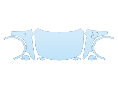 2025 ACURA ZDX TYPE S HOOD FENDERS MIRRORS FULL (WRAPPED EDGES) paint protection film kit