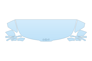 2027 KIA SPORTAGE EX PREMIUM HOOD FENDERS MIRRORS 24 INCH STRAIGHT (WRAPPED EDGES)