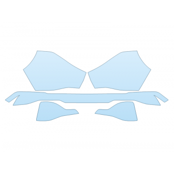 2026 KIA SPORTAGE LX REAR BUMPER PPF kit 2026 KIA SPORTAGE LX REAR BUMPER paint protection film kit