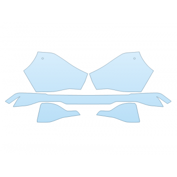 2026 KIA SPORTAGE LX REAR BUMPER W SENSORS PPF kit 2026 KIA SPORTAGE LX REAR BUMPER W SENSORS paint protection film kit