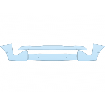 2026 KIA SPORTAGE S HYBRID BUMPER W SENSORS PPF kit 2026 KIA SPORTAGE S HYBRID BUMPER W SENSORS paint protection film kit